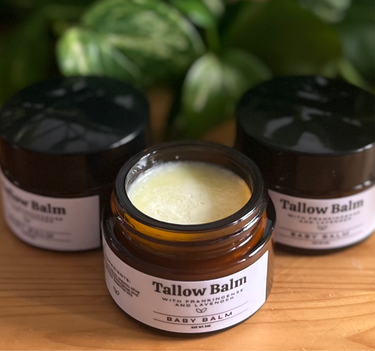 Baby Balm - Tallow Balm with Frankincense and Lavender 1oz