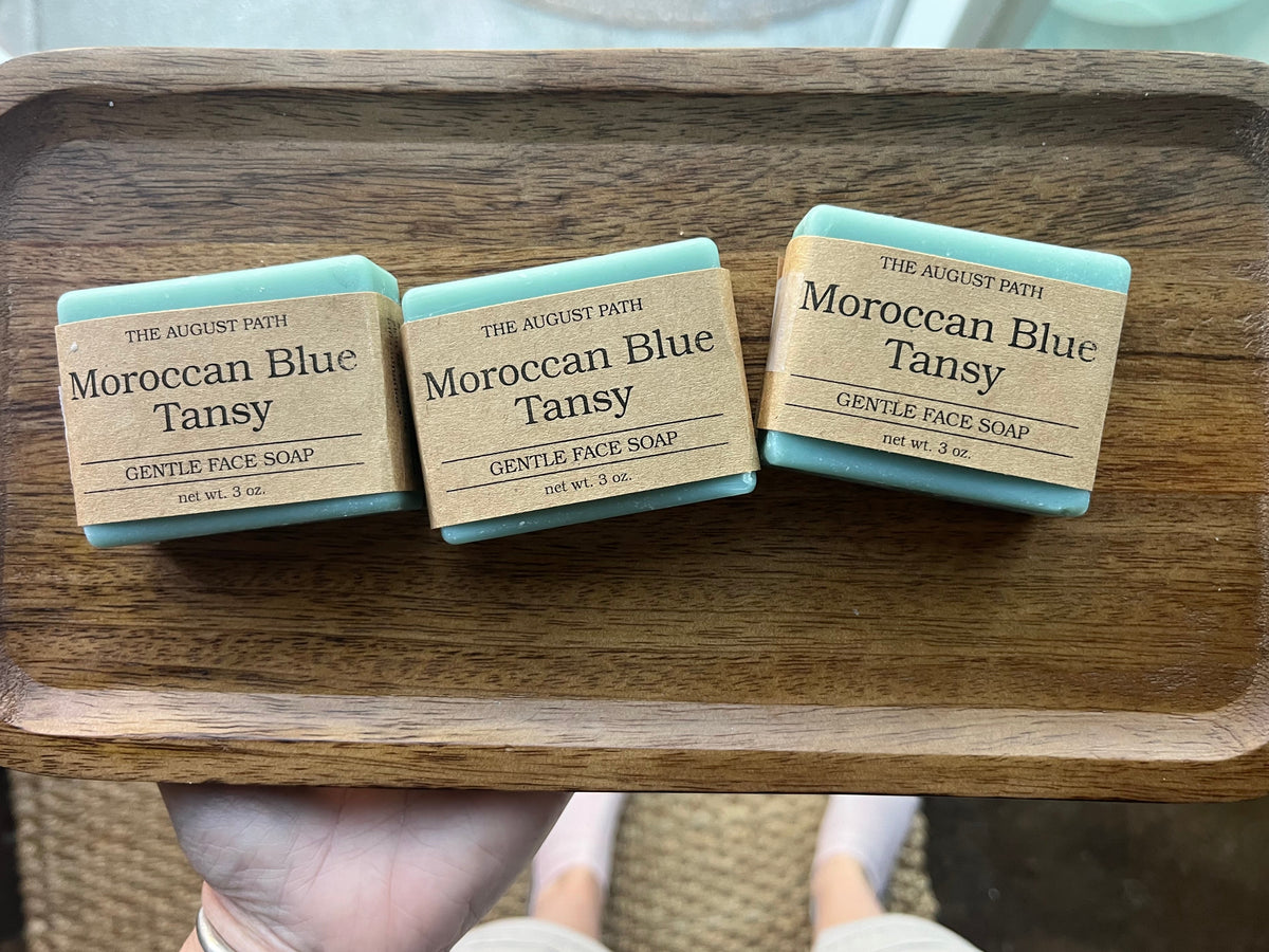 Moroccan Blue Tansy - Gentle Face Soap 3oz