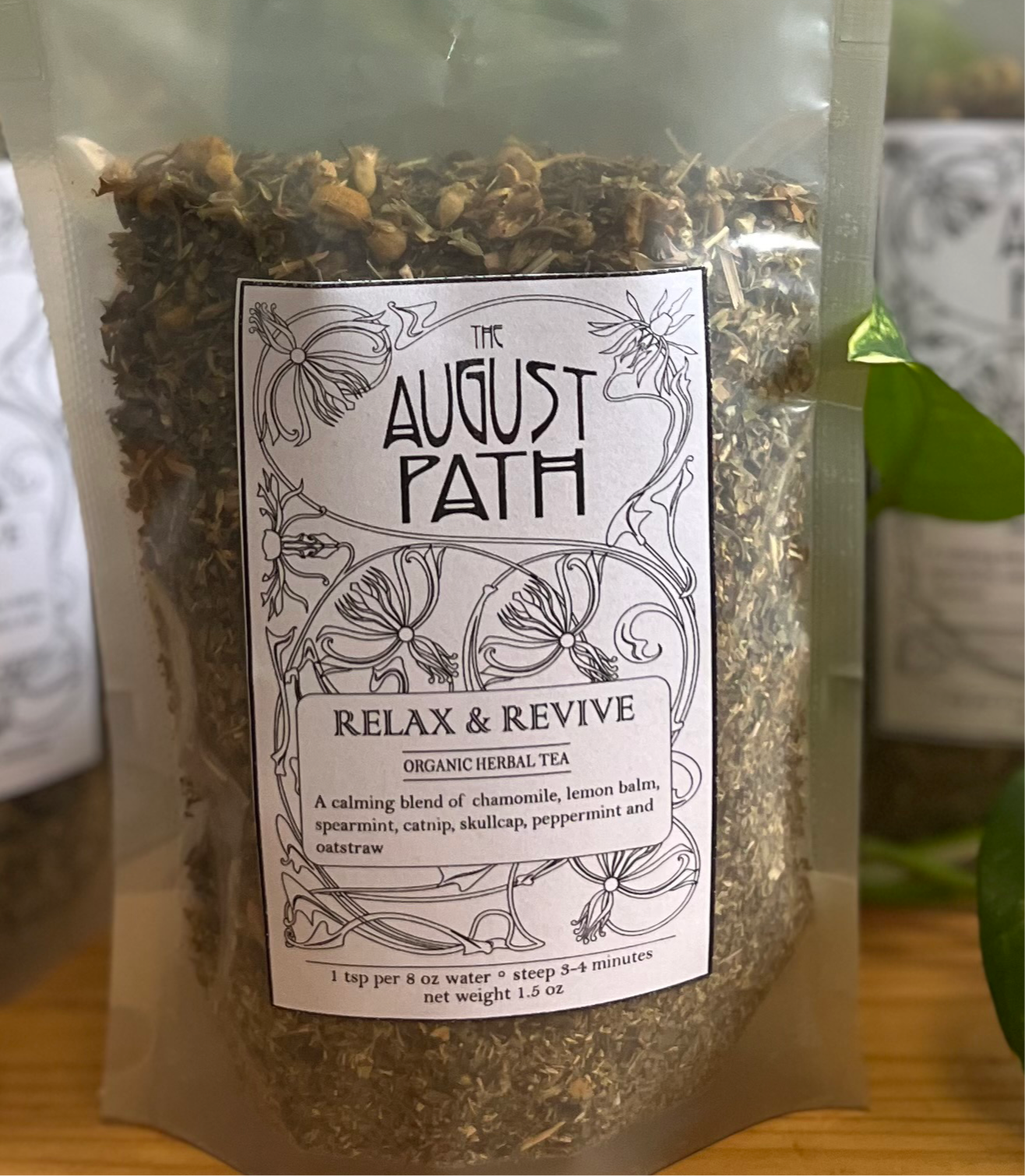 Relax & Revive Organic Loose Leaf Herbal Tea (1.5oz bag)
