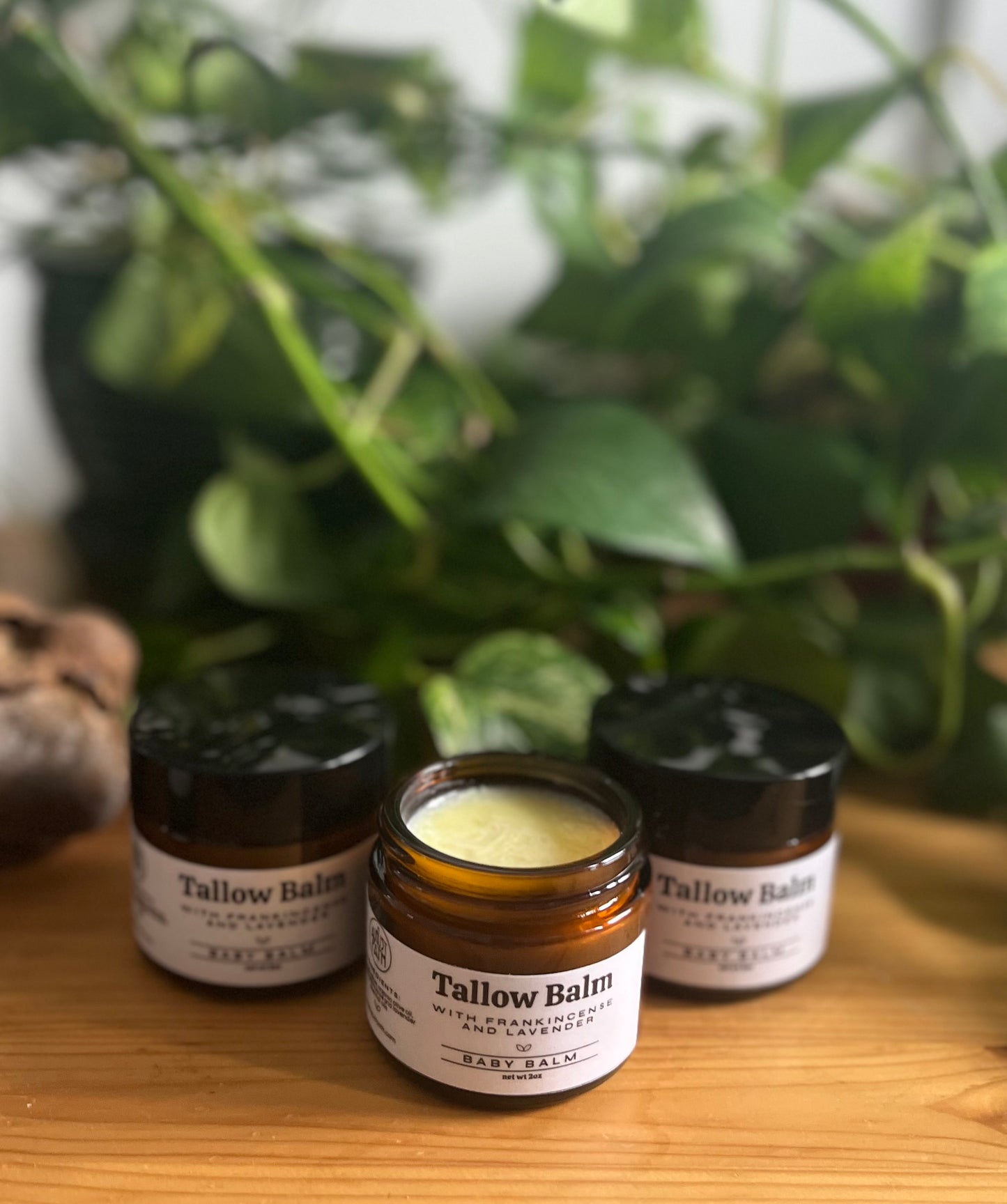 Baby Balm -Tallow Balm with Frankincense and Lavender 2oz