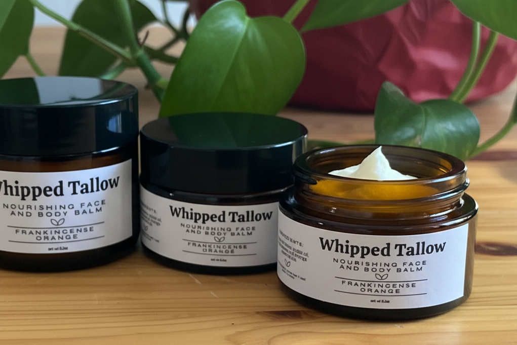 Frankincense Orange Whipped Tallow Balm 0.7oz