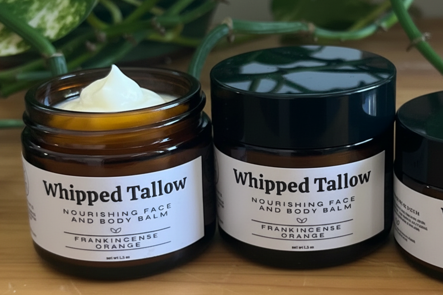 Frankincense Orange Whipped Tallow Balm 1.3oz