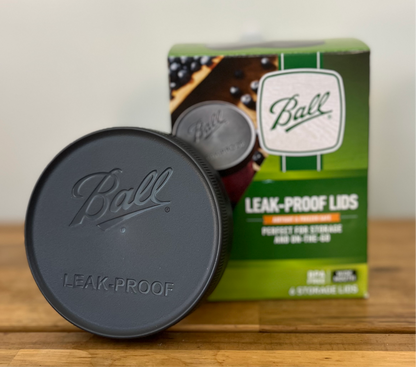 Leak-Proof lid - Wide Mouth (fits fire cider jars)