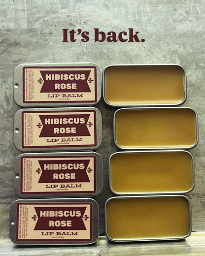 Hibiscus Rose Lip Balm - 0.3oz tin