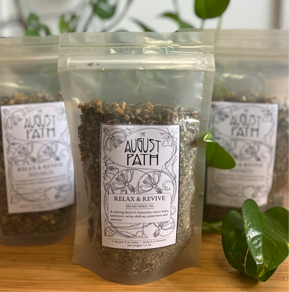 Relax & Revive Organic Loose Leaf Herbal Tea (1.5oz bag)