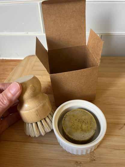 Rosemary & Mint Solid Dish Soap Starter Kit