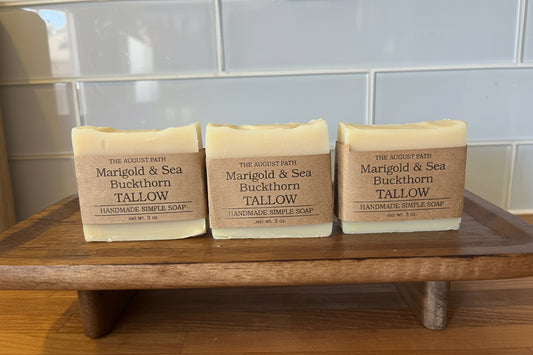 Marigold & Sea Buckthorn Tallow - Simple Soap Bar