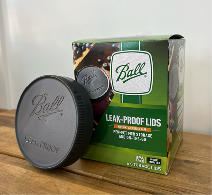 Leak-Proof lid - Wide Mouth (fits fire cider jars)