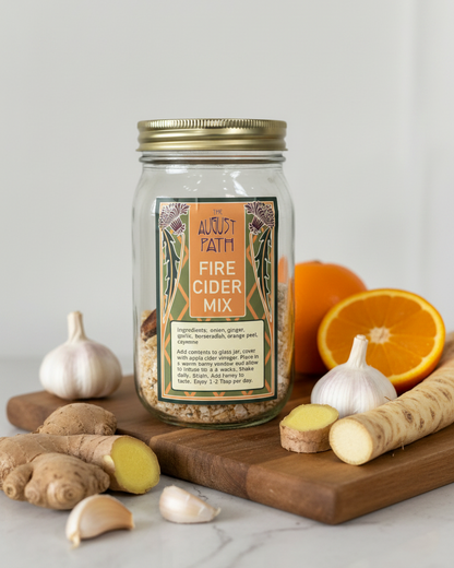 Fire Cider Mix - 32oz Mix in Jar