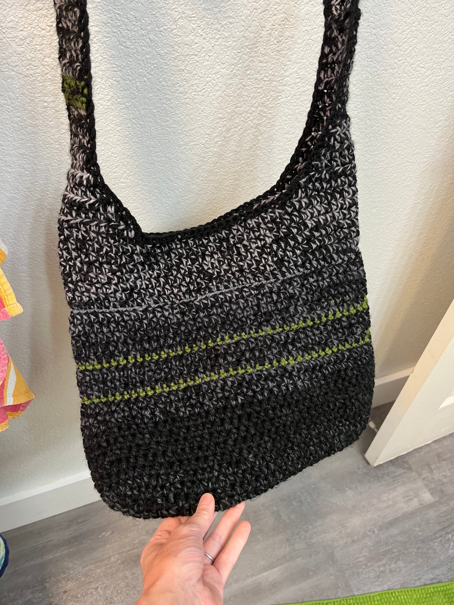 Boho Bag - black/green