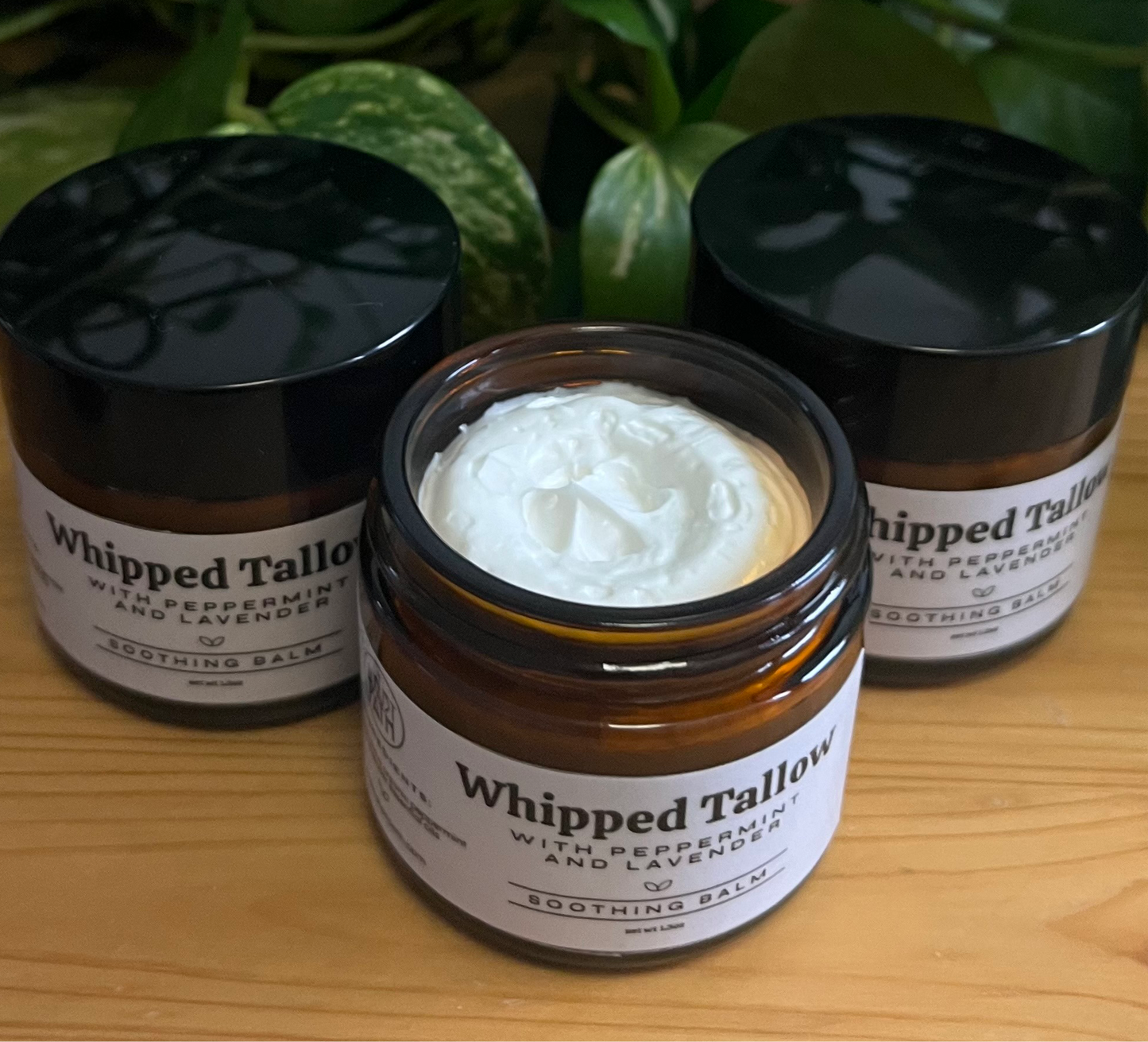 Soothing Balm Whipped Tallow (Peppermint and Lavender) 1.3oz