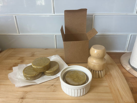 Rosemary Mint Kitchen Soap Starter Kit + 3-Pack Refills BUNDLE DEAL!  