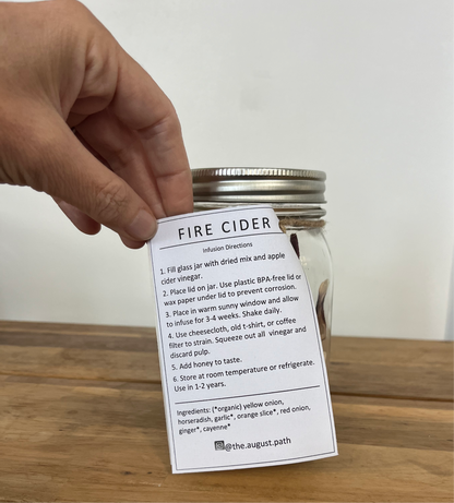 Fire Cider Mix - 16oz Mix in Jar