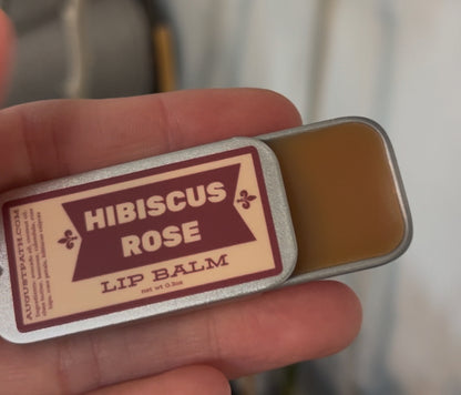 Hibiscus Rose Lip Balm - 0.3oz tin
